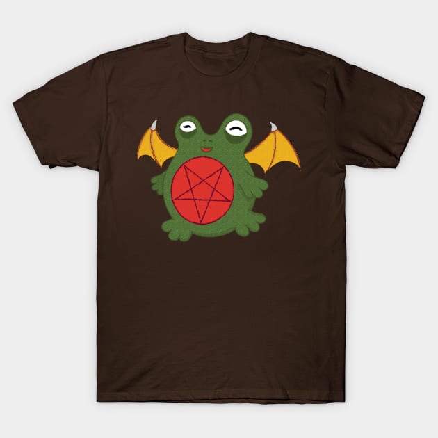 Cute Demon Frog Prince Of Darkness T-Shirt by Great Big Store